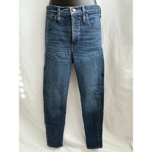 Madewell 10" High Rise Skinny Jeans Medium Wash Size 27 Essential Denim Jean